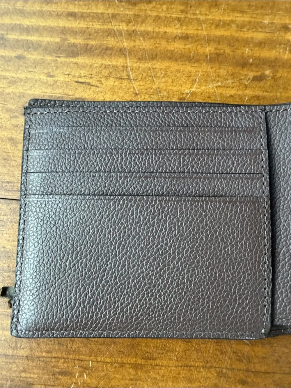 Coach Men’s Brown Mahogany Leather Wallet